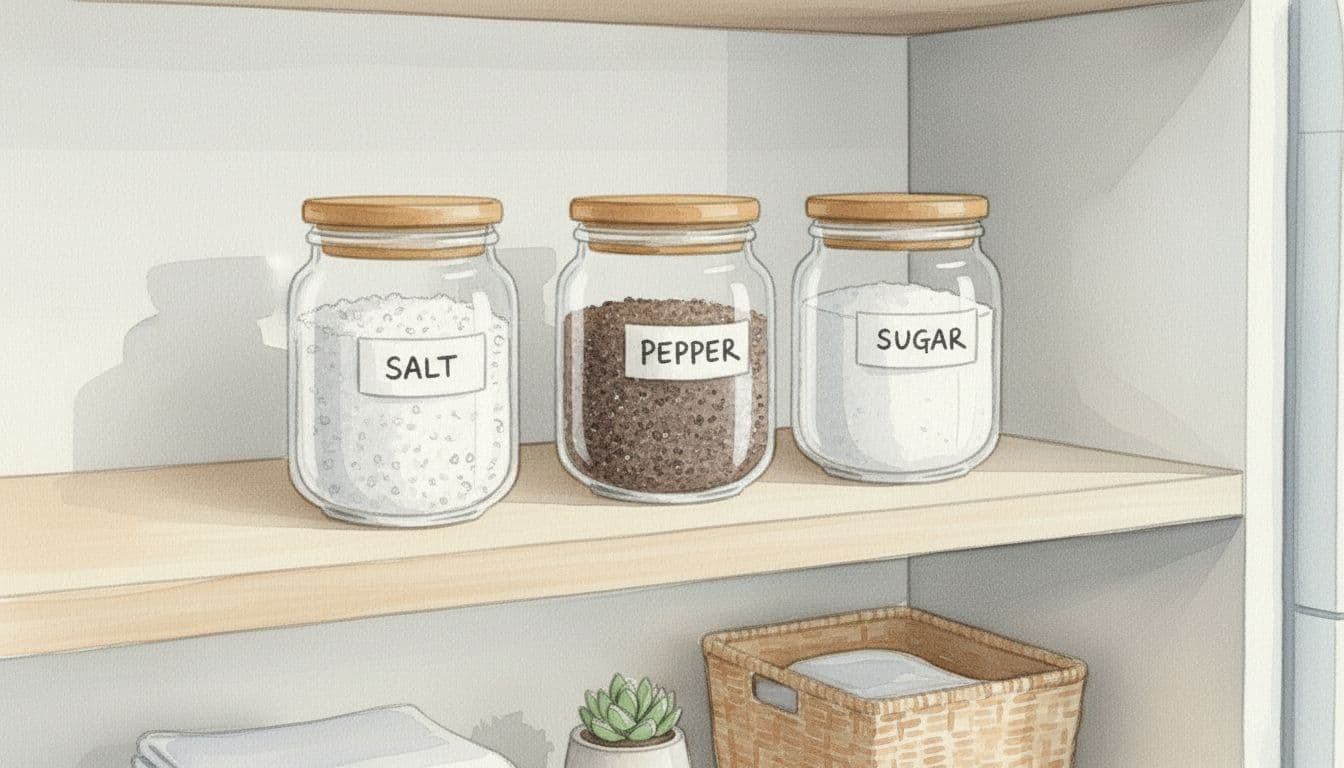 Basic Condiments: Salt, Pepper, Sugar