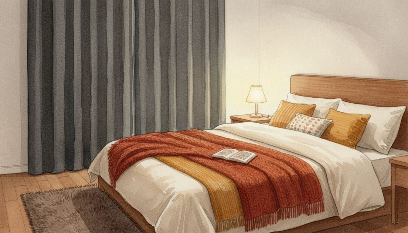 Install Full Blackout Curtains in the Bedroom