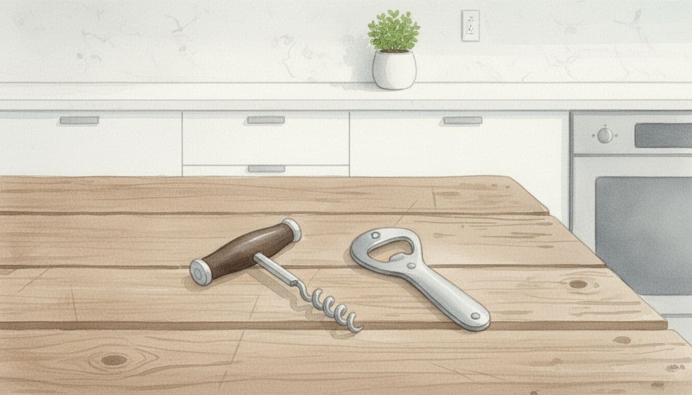 Bottle Opener and Wine Opener