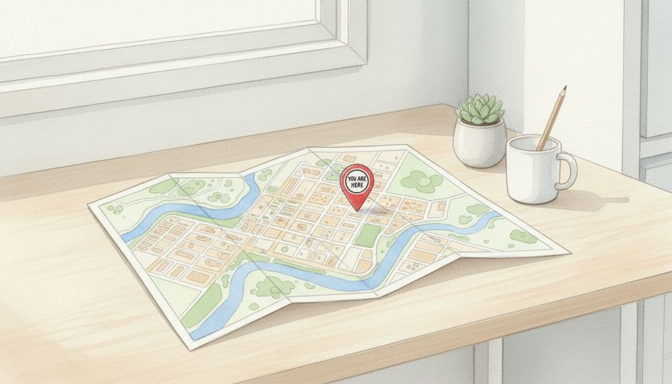 Add a City Map with 'You Are Here' Marker