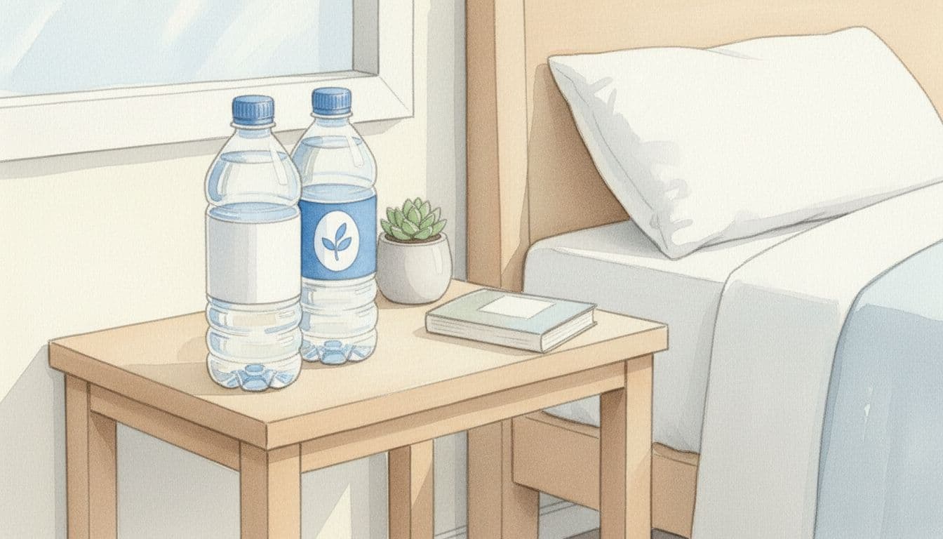 One Small Water Bottle per Person