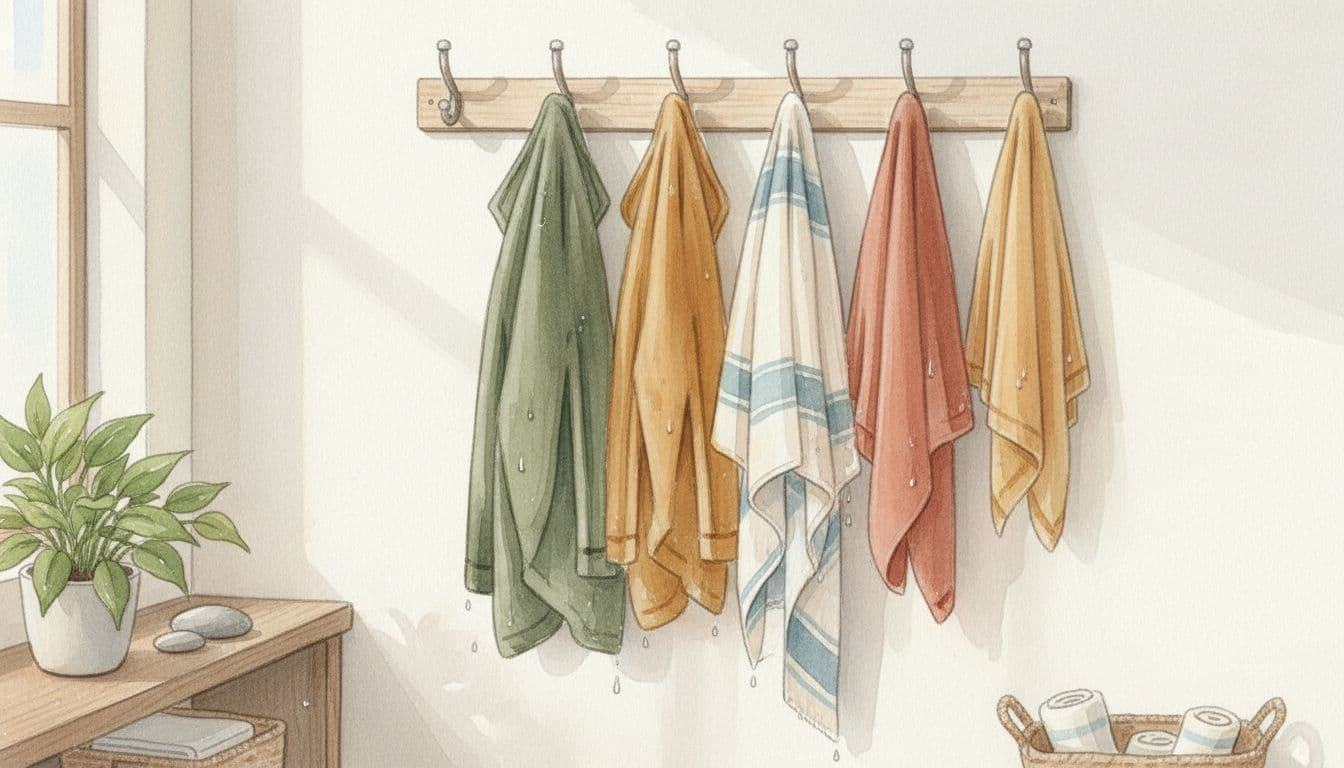 Hooks for Hanging Wet Clothes