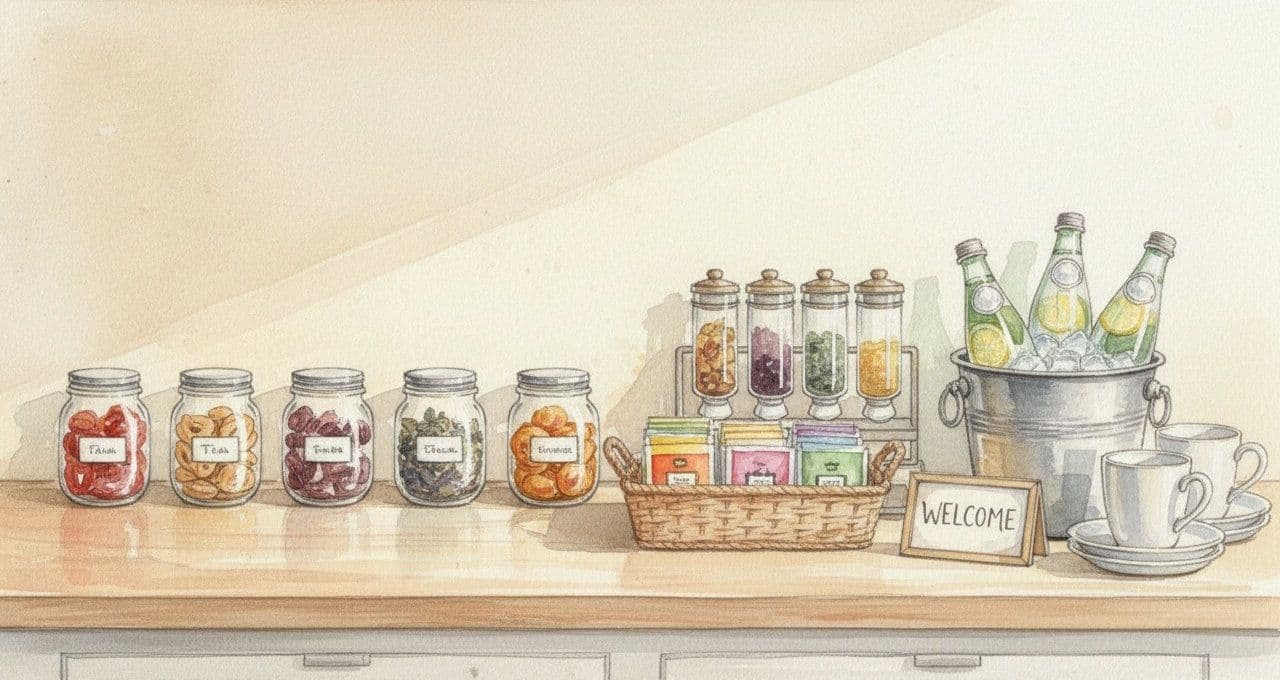 Set Up a Self-Serve Welcome Bar